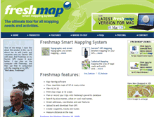 Tablet Screenshot of freshmap.co.nz